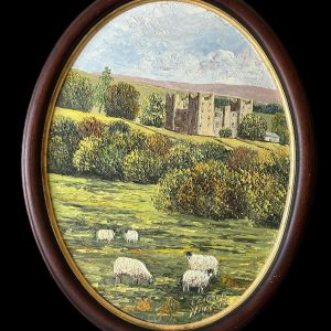 Original Gerald Hodgson Oil Painting - Bolton Castle 1991 - Framed & Signed