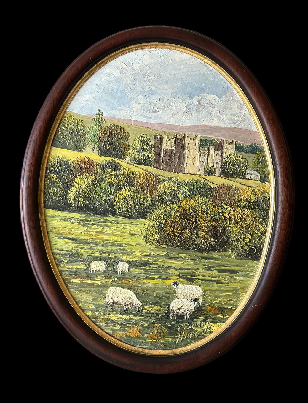 Original Gerald Hodgson Oil Painting - Bolton Castle 1991 - Framed & Signed