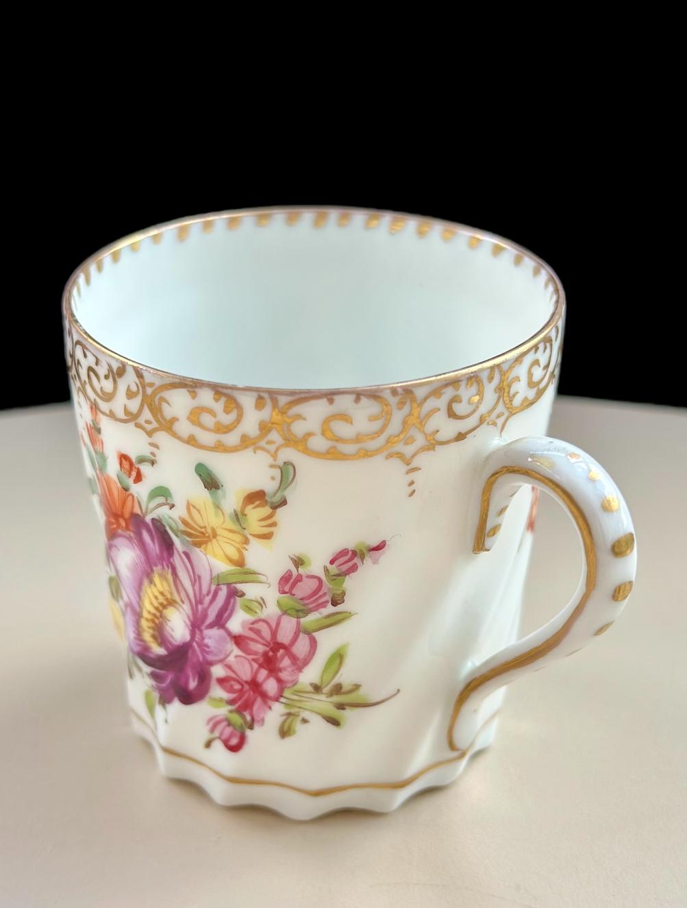 Antique Dresden Porcelain Mocha Cup – Grossbaum & Söhne Grossbaum and Sons - Image 5