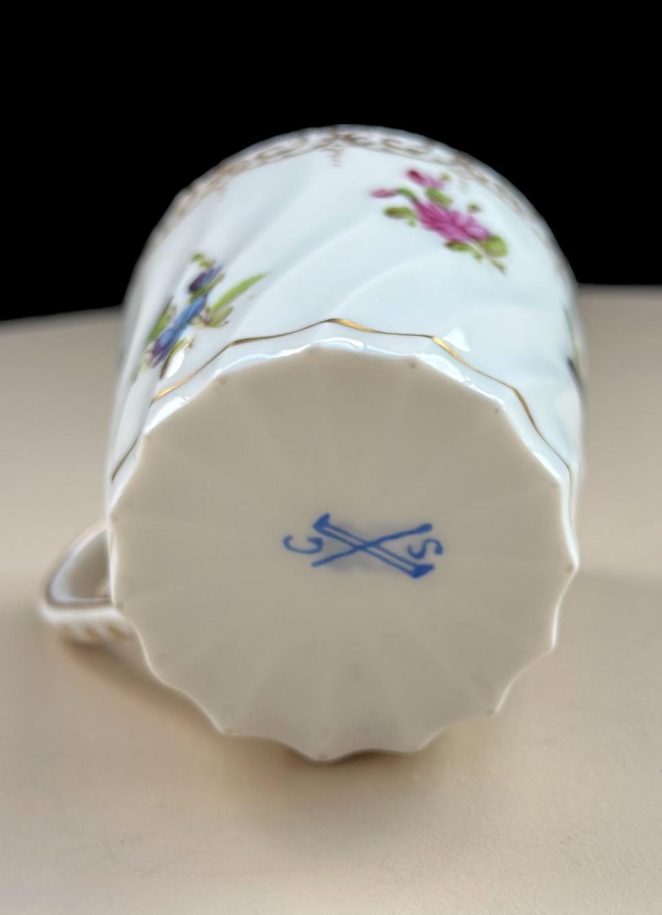 Antique Dresden Porcelain Mocha Cup – Grossbaum & Söhne Grossbaum and Sons - Image 7