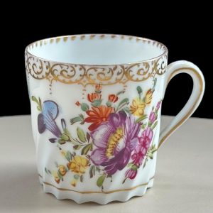 Antique Dresden Porcelain Mocha Cup – Grossbaum & Söhne Grossbaum and Sons