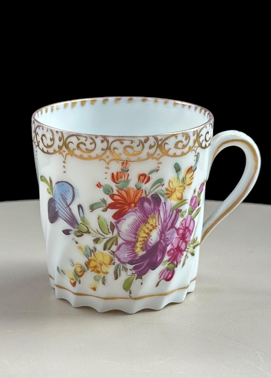 Antique Dresden Porcelain Mocha Cup – Grossbaum & Söhne Grossbaum and Sons