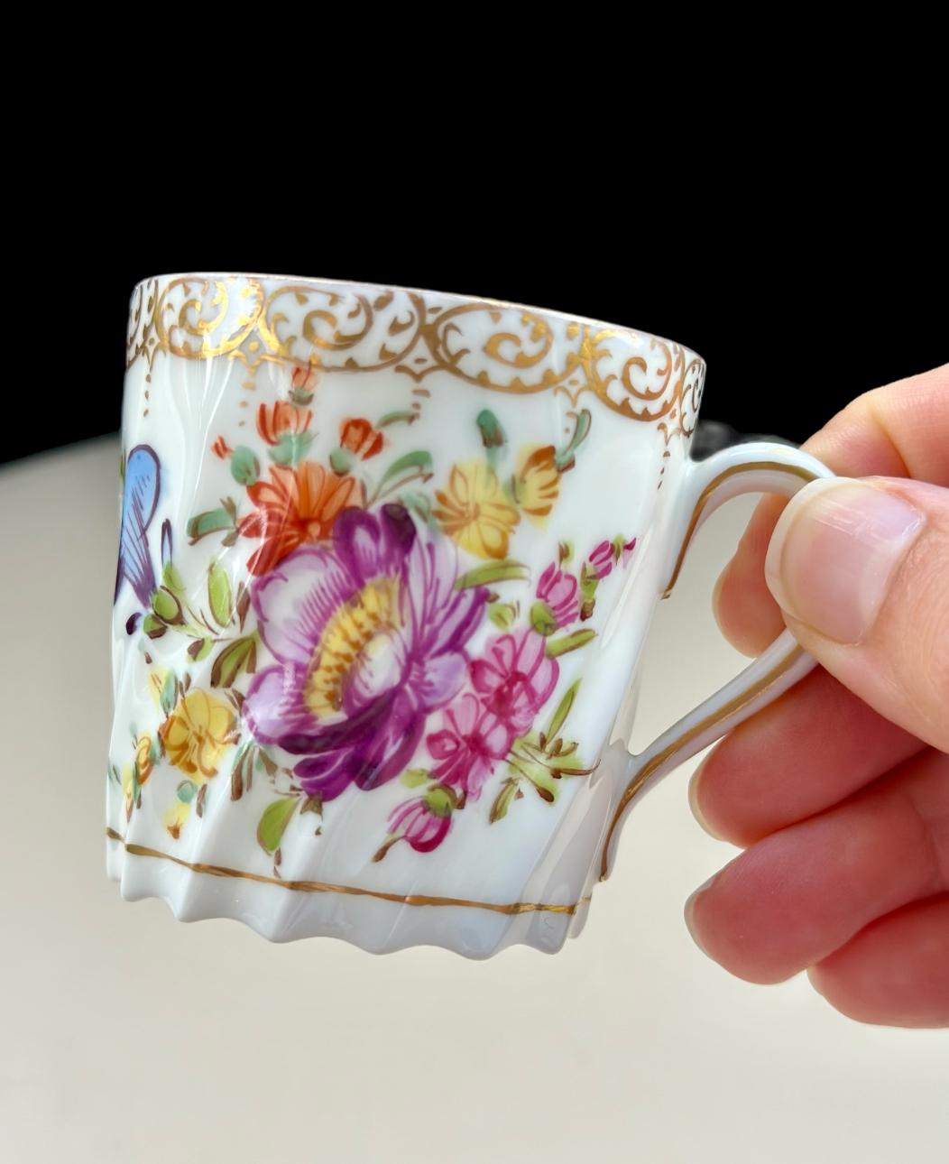 Antique Dresden Porcelain Mocha Cup – Grossbaum & Söhne Grossbaum and Sons - Image 6