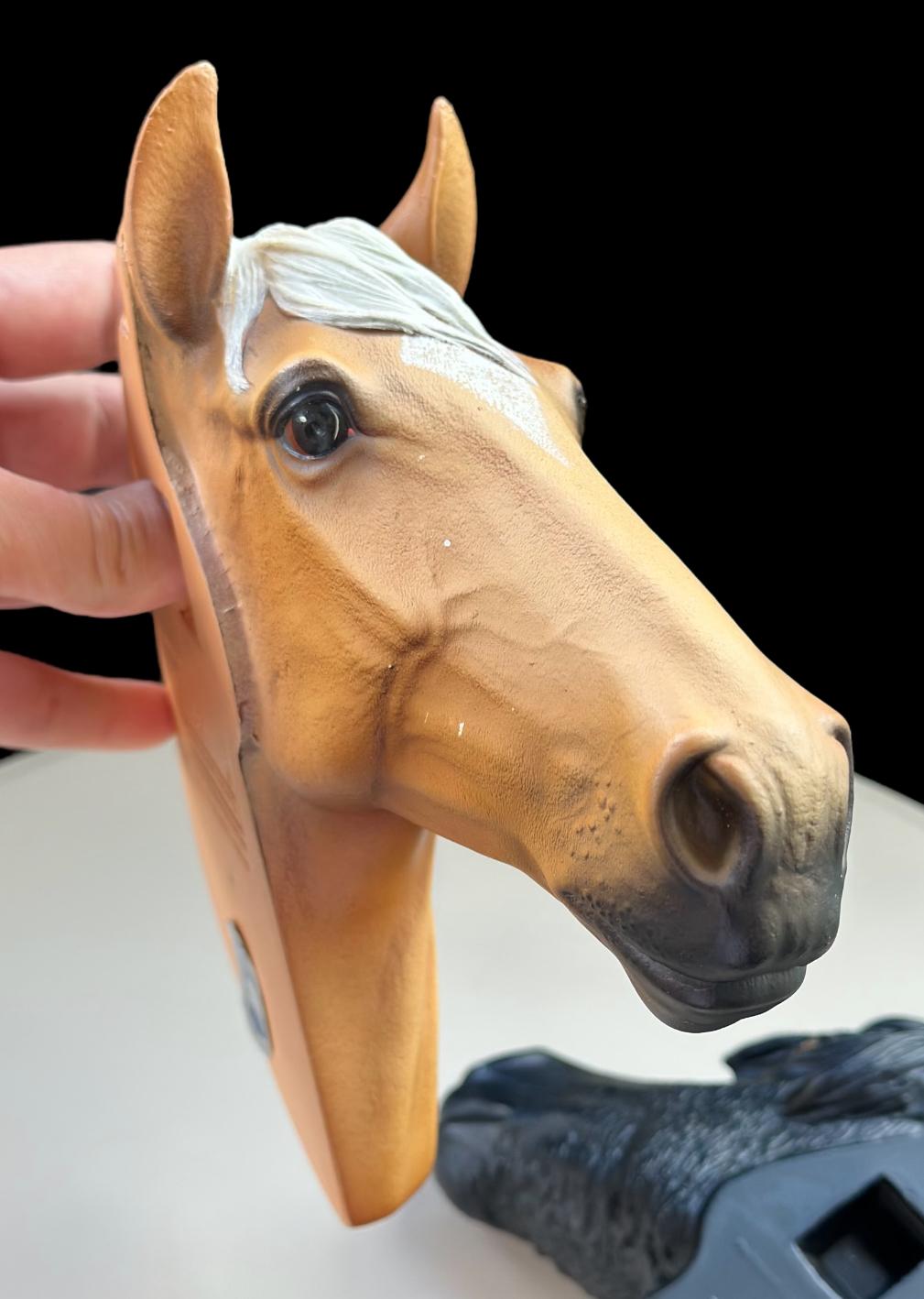 Set of 2 Vintage Bossons Fraser Art 3D Resin Horse Wall Art - Image 7