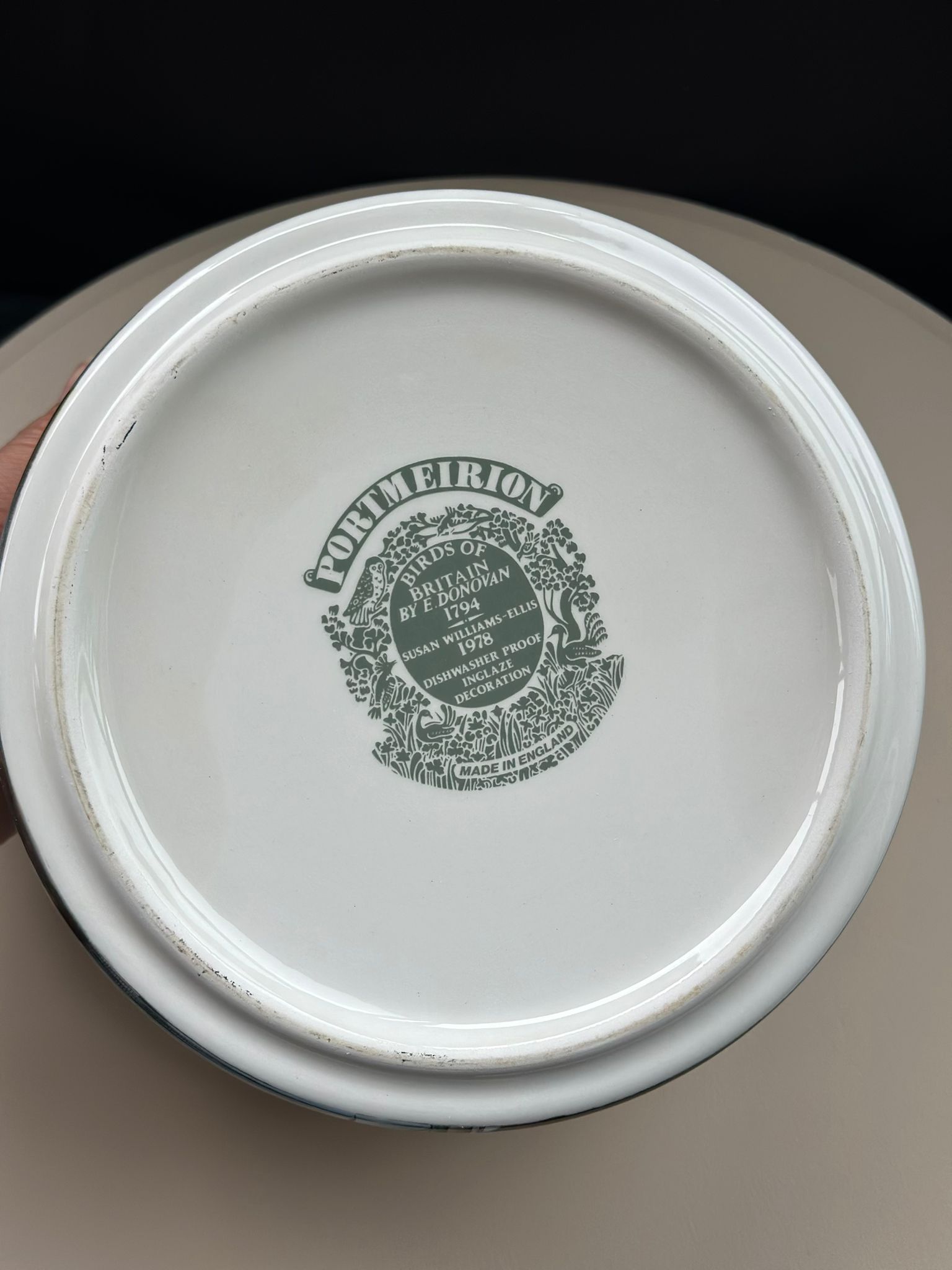 Portmeirion Birds of Britain by E. Donovan Vegetable Bowl Souffle Dish - Image 6