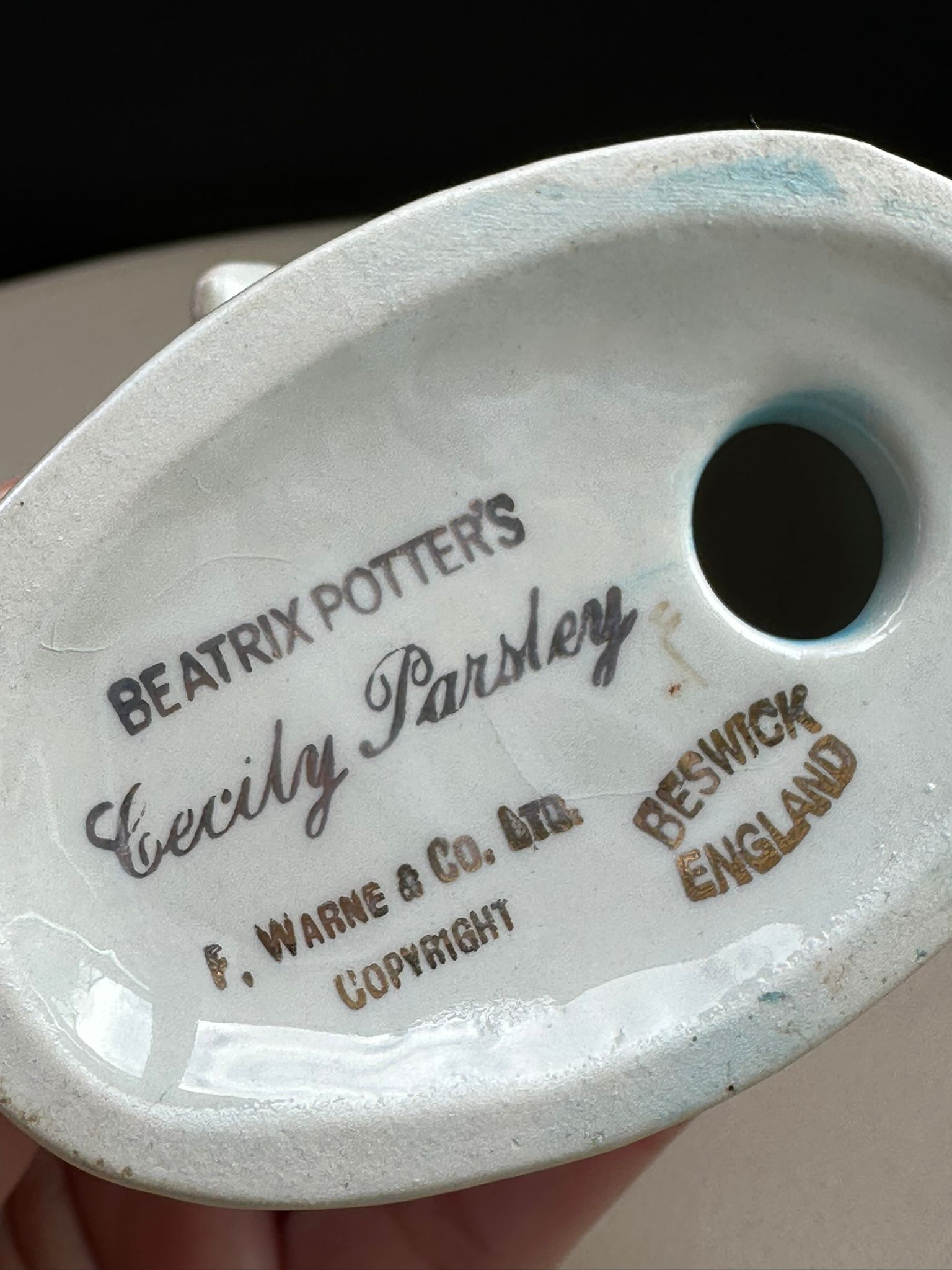 Beswick Beatrix Potter Cecily Parsley 1965-72 - Image 5