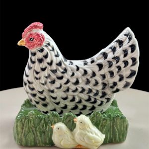 Poulet by Fitz & Floyd 1992 Recipe Holder Chicken with Chicks