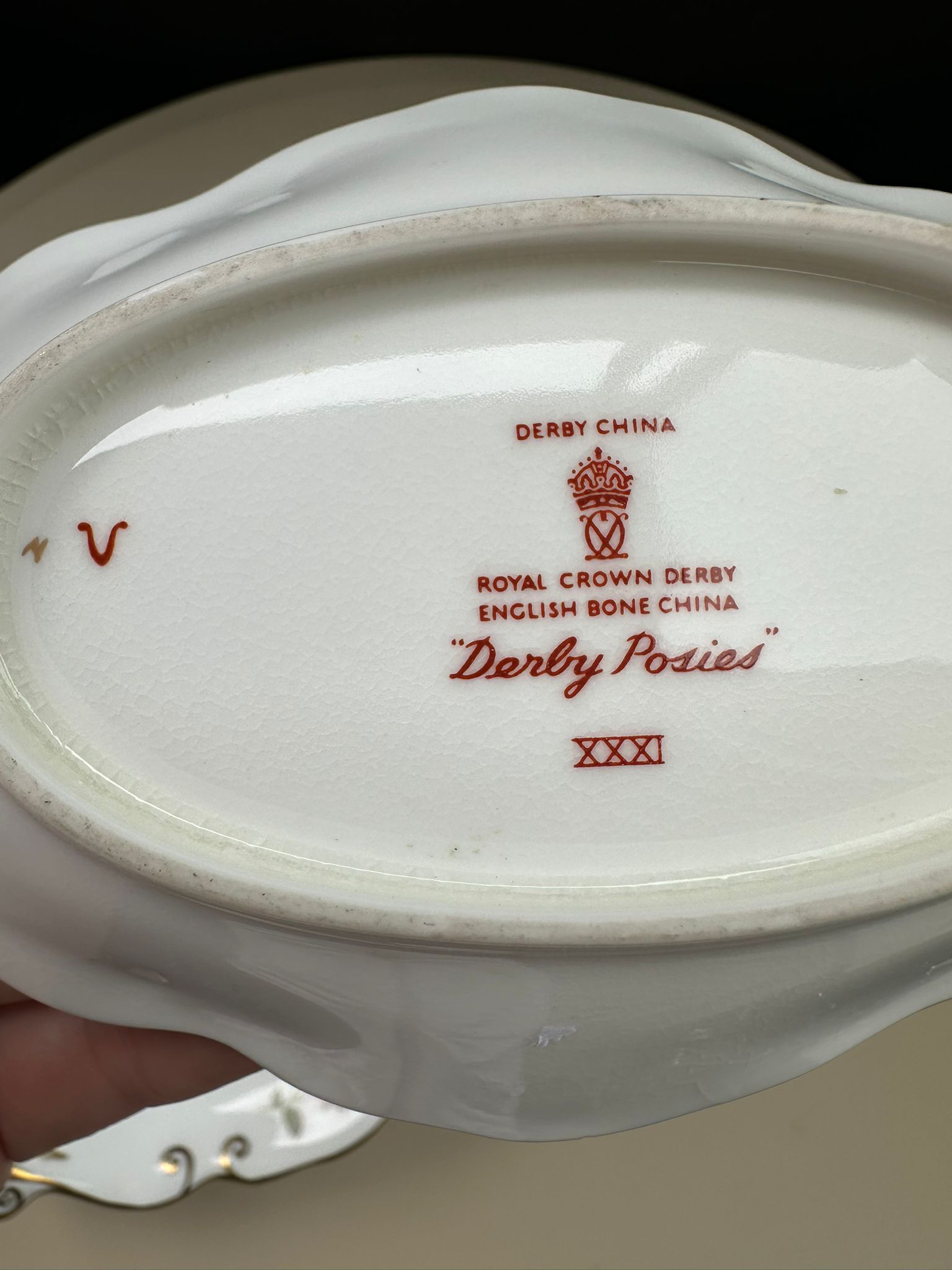 Royal Crown Derby Posie Pattern Trinket Trays x 2 - Image 6