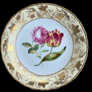 Coalport Fine Bone China Collectible Plate – "Pink Rose and Tulip" (1994, Limited Edition)