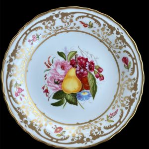 Coalport Fine Bone China Collectible Plate – "Rose, Pear and Convolvulus" (1994, Limited Edition)